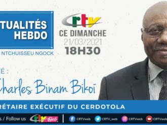 21 mars 2021 : le Professeur Charles Binam Bikoi est l’invité de Actualités Hebdo sur la Crtv